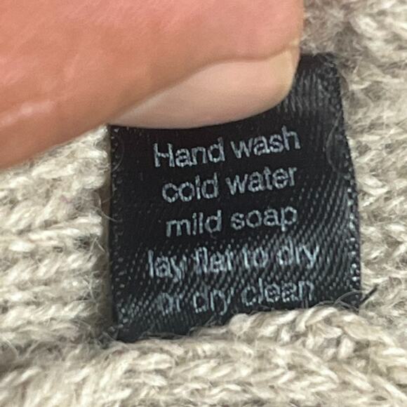 Peruvian Connection Cardigan Women's Size Small Tan Alpaca Sweater - Picture 8 of 8